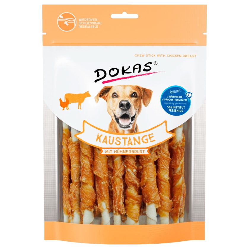 Dokas Hundesnack Kaustange mit Huhn 200g